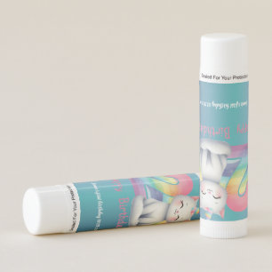 2nd Birthday Kitten Favor Lip Balm