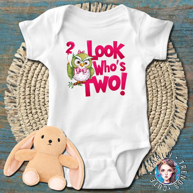 2nd Birthday Look Whos Two Baby Bodysuit (Creator Uploaded)