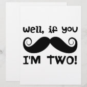 2nd Birthday Mustache (Front/Back)