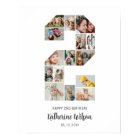 2nd Birthday Number 2 Photo Collage Custom Picture