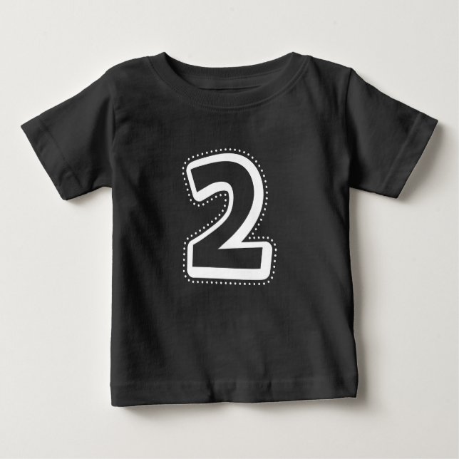 2nd Birthday Number Shirt (Front)