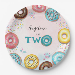 2nd birthday paper plates. plates