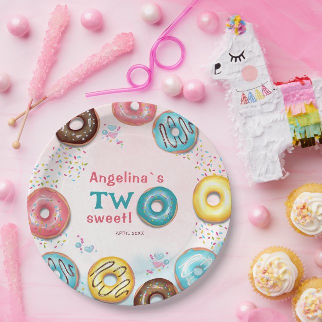 2nd birthday paper plates. plates (Party)