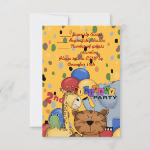 2nd Birthday Party Invitation