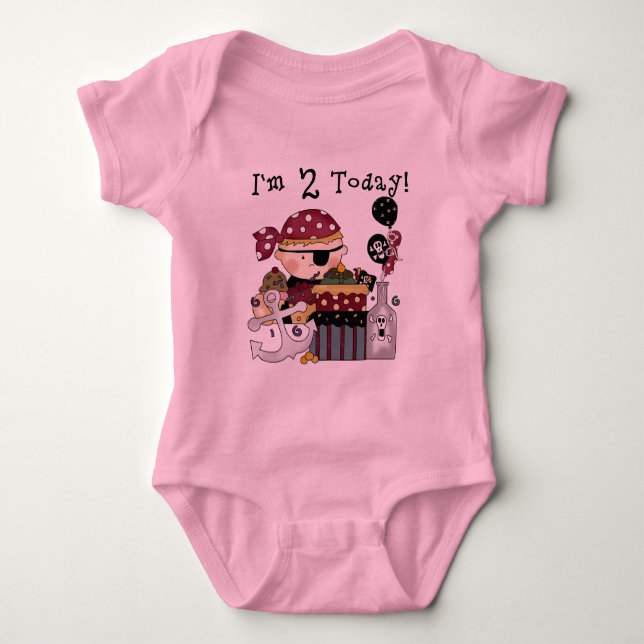 2nd  Birthday Pirate Tshirts and Gifts (Front)
