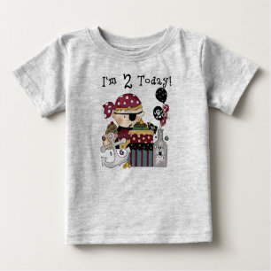 2nd Birthday Pirate Tshirts and Gifts