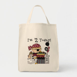 2nd  Birthday Pirate Tshirts and Gifts Tote Bag