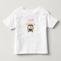2nd Birthday School Bus Party  Toddler T-shirt