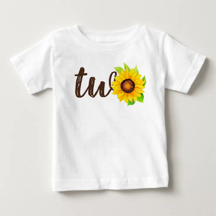 sunflower birthday shirt