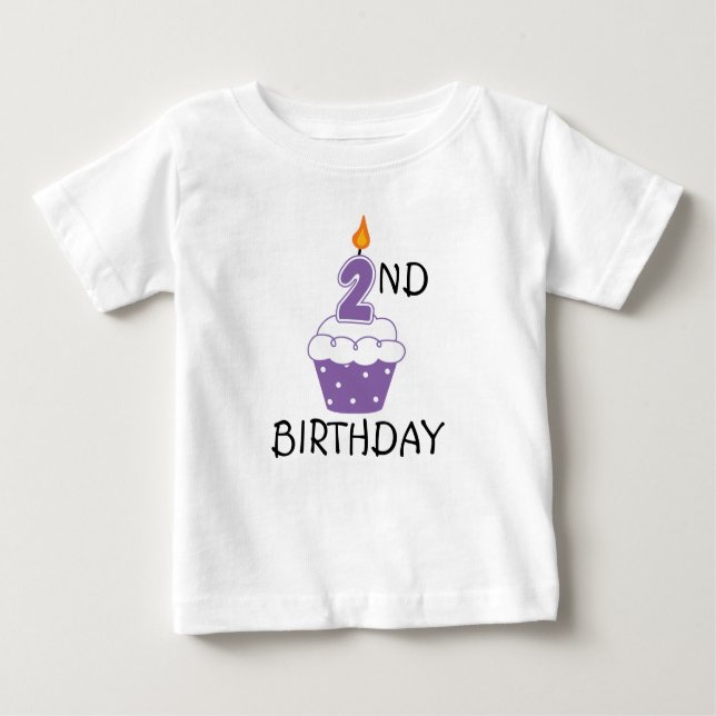 2nd Birthday T-Shirt for Kids (Front)