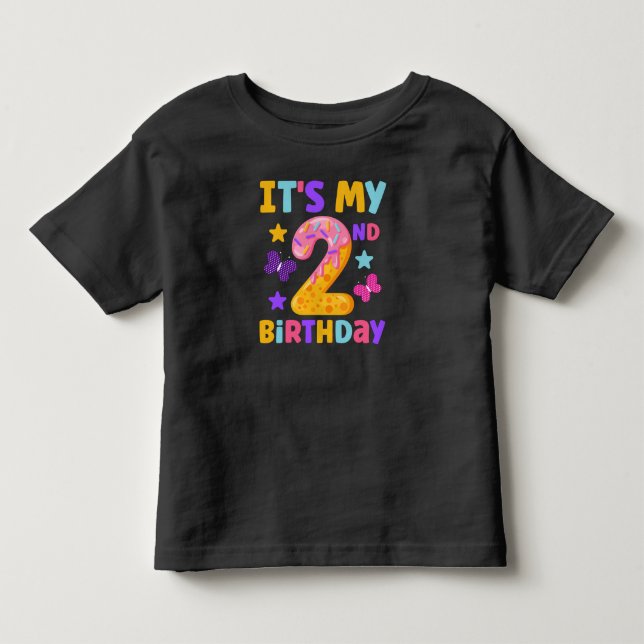 2nd Birthday Toddler T-shirt (Front)