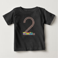 2nd Birthday Train 2 Year Old Boys Kids Gift