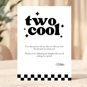 2nd Birthday Two Cool Birthday Thank You Card