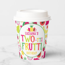 2nd Birthday Two-tti Frutti Fruit Birthday Party Paper Cups
