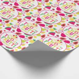 2nd Birthday Two-tti Frutti Fruit Birthday Party Wrapping Paper