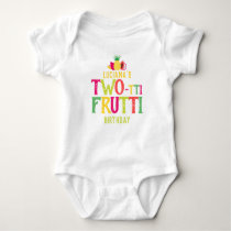2nd Birthday Two-tti Frutti Fruit Personalized Baby Bodysuit