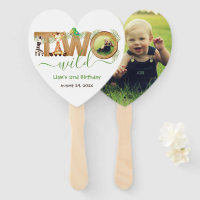 2nd Birthday Two Wild Safari Animals Jungle Photo