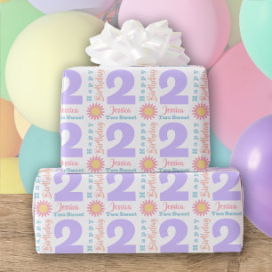 2nd Birthday Wrapping Paper