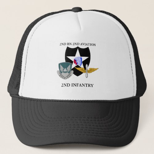 2ND BN 2ND AVIATION REGT 2ND INFANTRY DIVISION TRUCKER HAT