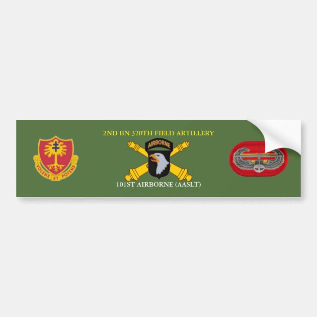 2ND BN 320TH FIELD ARTILLERY 101ST BUMPER STICKER | Zazzle