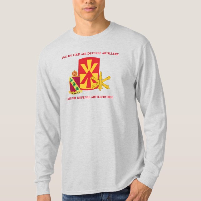 2ND BN 43RD AIR DEFENSE ARTILLERY  T-Shirt (Front)