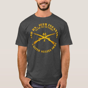 2nd Bn 46th Infantry Regt Lead to Victory Infantry T-Shirt