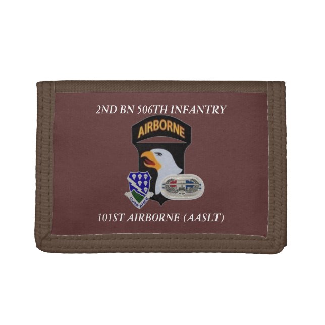 2ND BN 506TH INFANTRY 101ST AIRBORNE WALLET (Front)