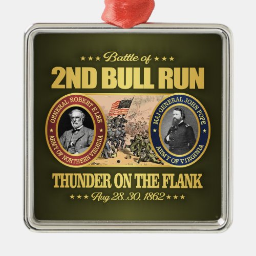2nd Bull Run FH2 Metal Ornament