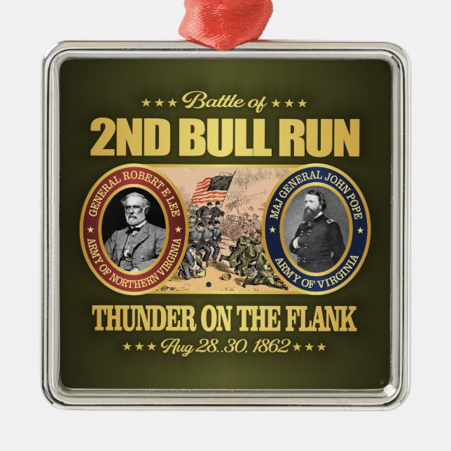 2nd Bull Run (FH2) Metal Ornament (Front)