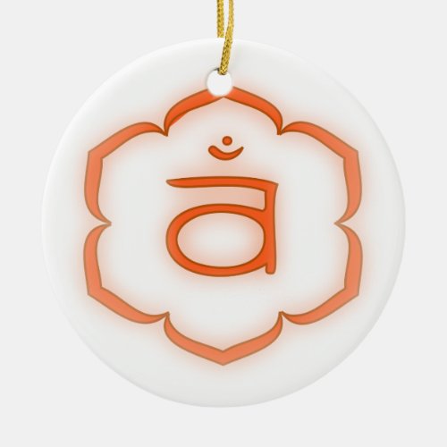 2nd Chakra _ Svadhisthana Ceramic Ornament