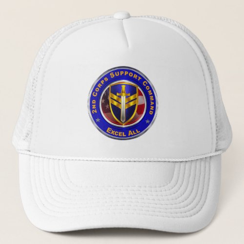 2nd Corps Support Command COSCOM Trucker Hat