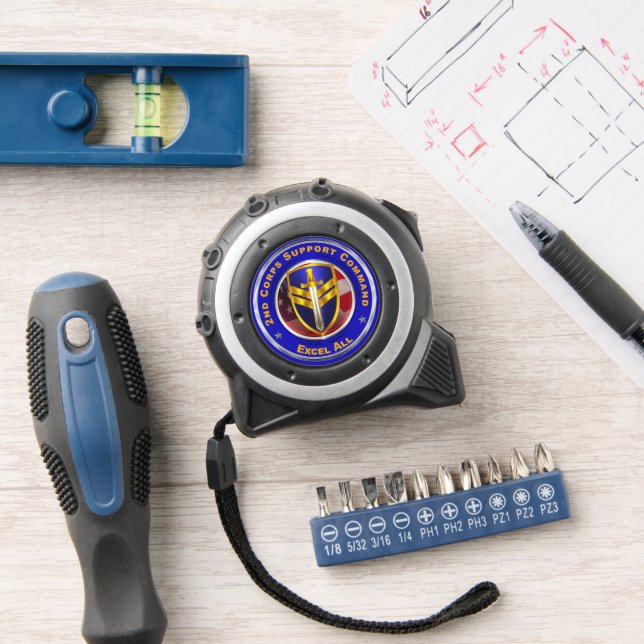 2nd COSCOM Corps Support Command Tape Measure (Workshop)