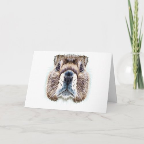 2nd February _ Marmot Day _ Appreciation Day Card
