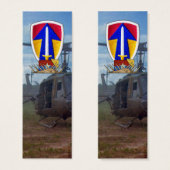 2nd Field Force patch Vietnam War bookmarkers (Front & Back)