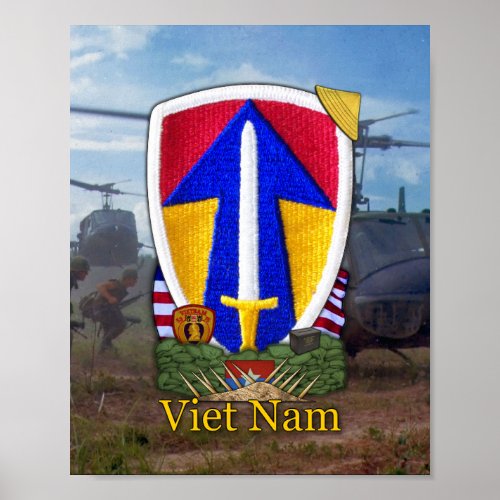 2nd Field Force Vietnam Nam War Patch Print