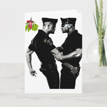 2nd Gay Of Christmas Holiday Card by LoveMale at Zazzle