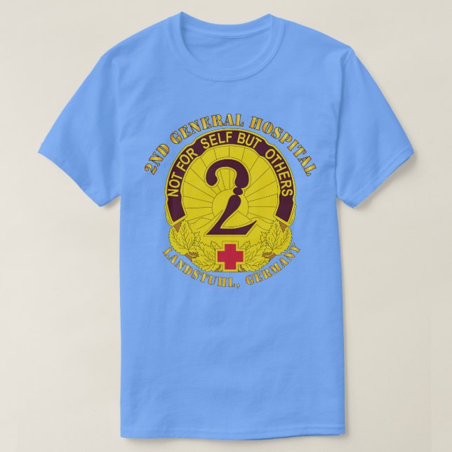 2nd General Hospital Landstuhl Germany T-Shirt (Design Front)