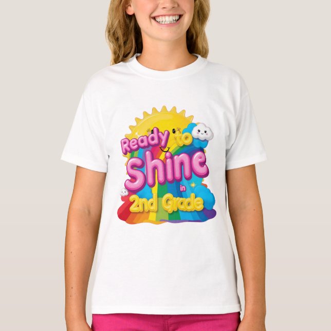 2nd grade back to school 2024 kids T-Shirt (Front)