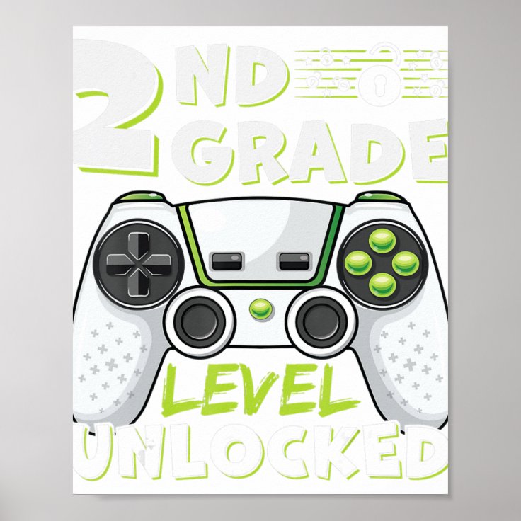 2nd Grade Boy Boys Funny Second Grade First Day Of Poster | Zazzle