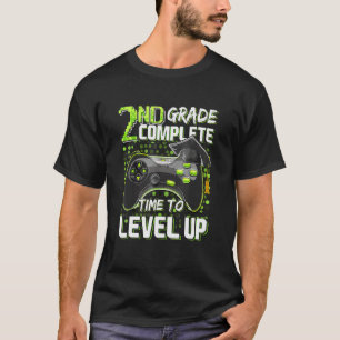 2nd Grade Complete Time To Level Up Last Day Of Sc T-Shirt