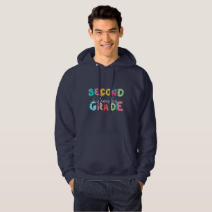2nd Grade Dinosaur crew team Boys kids school Hoodie