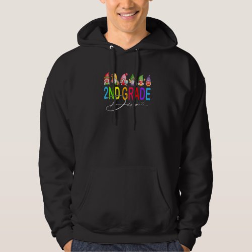 2nd Grade Diva Gnomes Back To School Hoodie