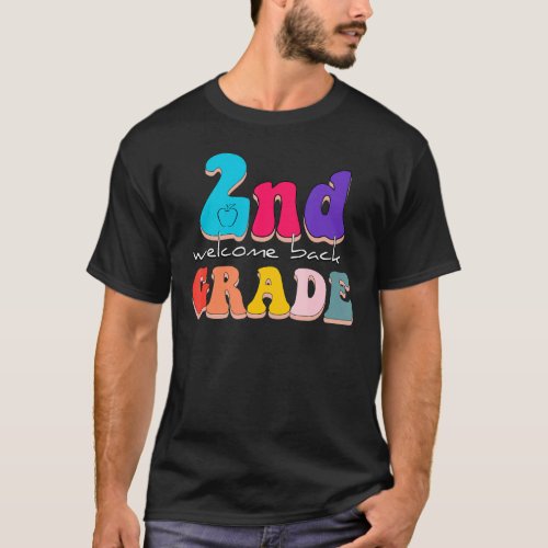 2nd Grade First Day Of Back To School Teacher Stud T_Shirt