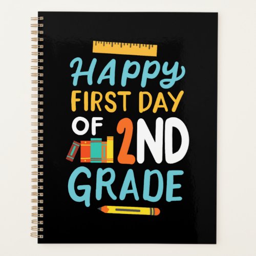 2nd Grade First Day of School Planner