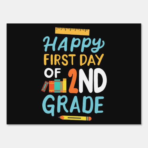 2nd Grade First Day of School Sign