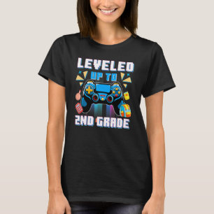 2nd Grade Game Level Back To School First Day Seco T-Shirt
