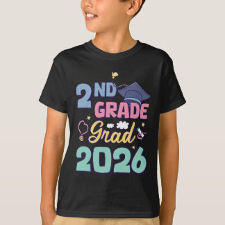 2nd Grade Graduation 2026 Proud Grad Second Grade T-Shirt
