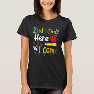 2nd Grade Here I Come Teacher Back To School Boys T-Shirt
