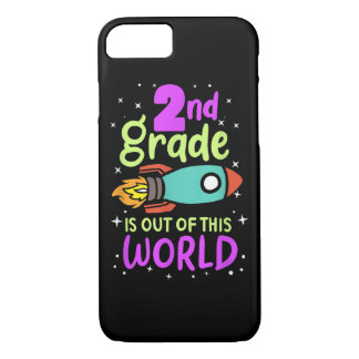 2nd Grade Is Out Of This World Grader Rocket Costu iPhone 8/7 Case
