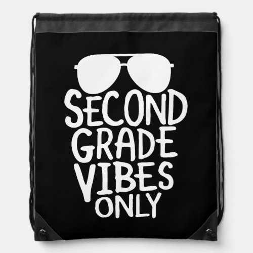 2nd Grade Just Got A Whole Lot Cooler TShirt Back Drawstring Bag